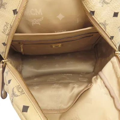 Pre-owned Mcm Beige Pvc Backpack ()