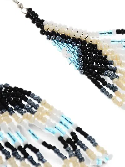 Dsquared2 Beaded Drop Earrings In Multi