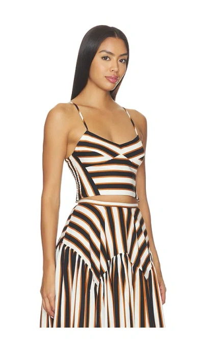Amanda Uprichard Spencer Romper In Brown