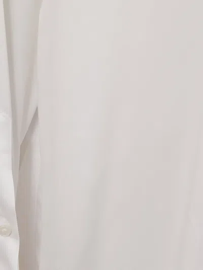 Dondup Concealed-front Buttoned-cuffs Shirt In White