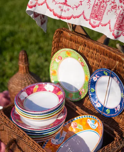 Vietri Melamine Campagna 16 Pc. Dinnerware Set, Service For 4 In Assorted P