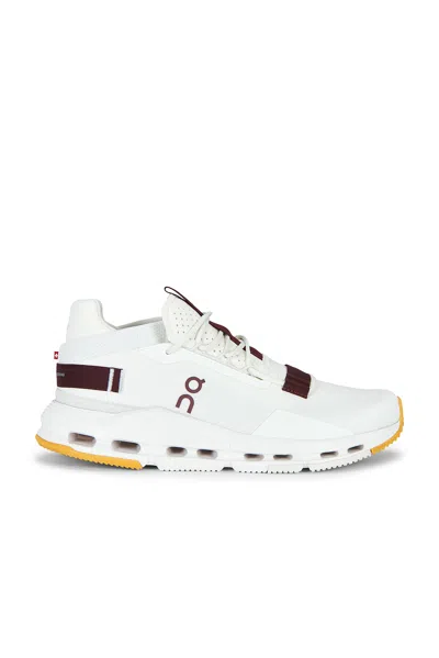 On Cloudnova 2 Sneakers In White