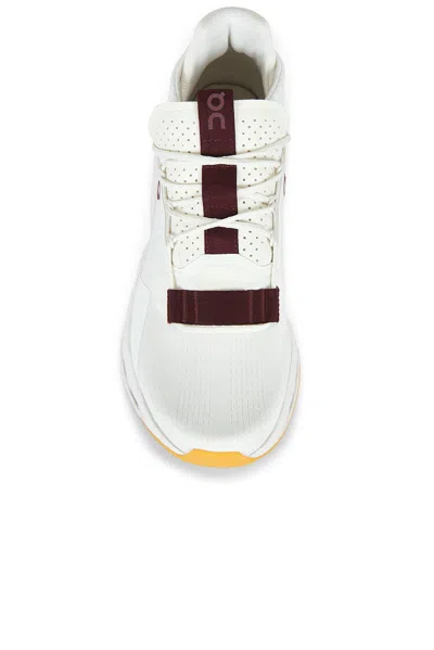 On Cloudnova 2 Sneakers In White