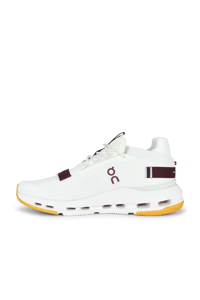 On Cloudnova 2 Sneakers In White