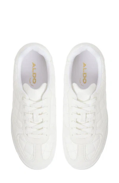 Aldo Deevale Platform Sneaker In White