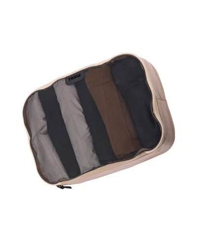Thule Compression Packing Cube Set, 2-pack In Gentle Beige
