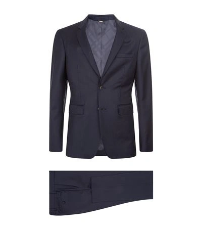 Shop Burberry Slim Fit Wool Travel Suit