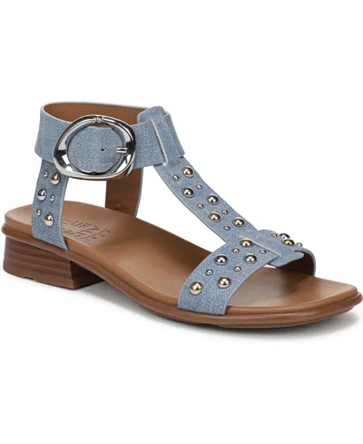 Naturalizer Brandy T-strap Sandal In Blue