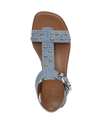 Naturalizer Brandy T-strap Sandal In Blue