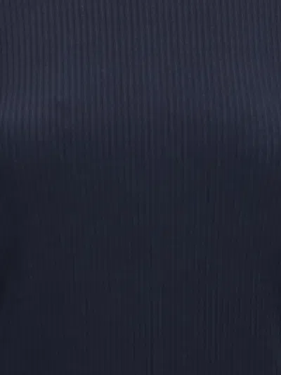 Max Mara Stretch Viscose Jersey T-shirt In Blue
