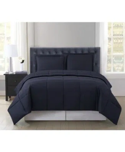 Truly Soft Everyday Solid Comforter Sets In Black
