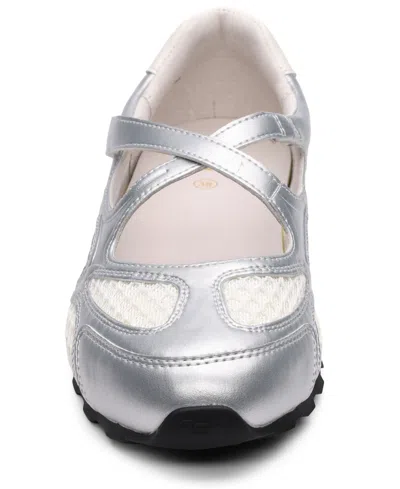 Ash Mesh-panelled Crossover-strap Sneakers In Silver
