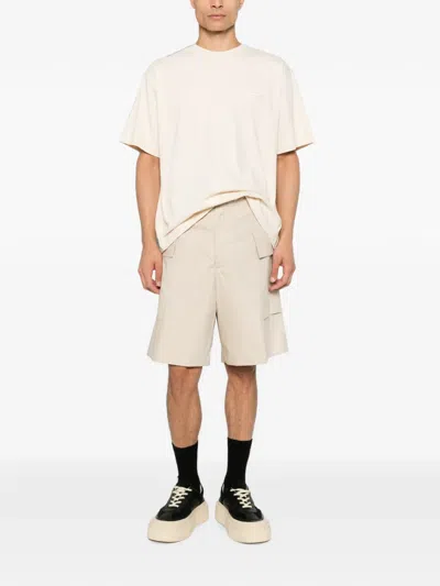 Rhun Logo-patch T-shirt In Neutral