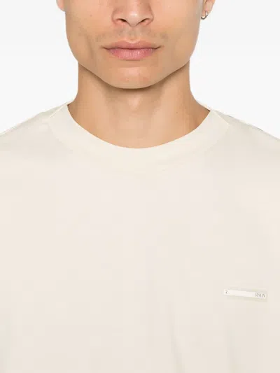 Rhun Logo-patch T-shirt In Neutral