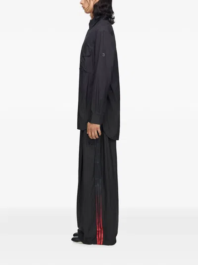 Y-3 Gradient 3-stripes Overshirt In Black