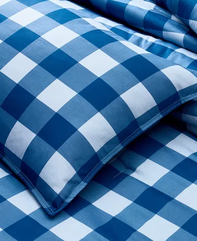 Arch Studio S Gingham 2-pc. Comforter Set, Twin, Macy's Exclusive In Blue