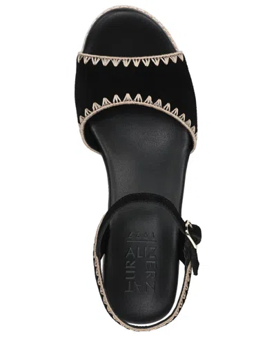 Naturalizer Della Platform Ankle Strap Sandal In Black