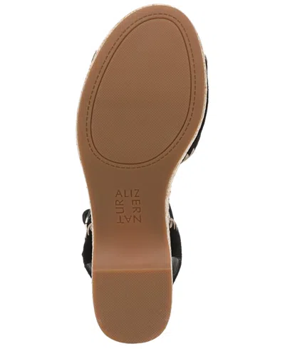 Naturalizer Della Platform Ankle Strap Sandal In Black