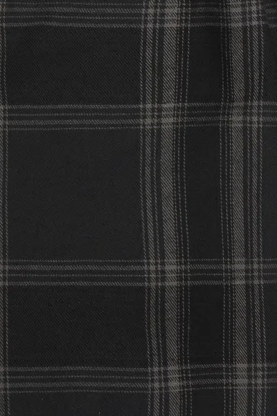 Essentials Letter Plaid Casual Pattern In Vintage Black Plaid