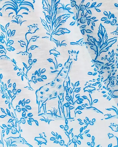 Lilly Pulitzer Dev Top In Blue