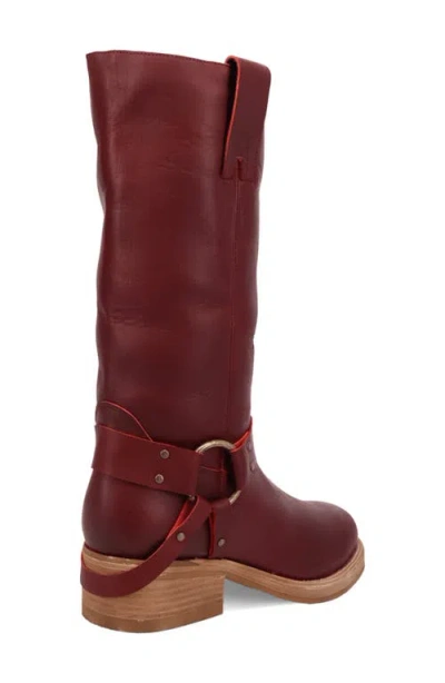Dingo Rip Harness Boot In Wine