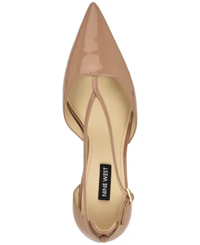 Nine West Collae Pointed Toe Pump In Neutral