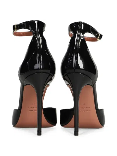 Castagna Caryn Patent-leather Ankle-strap Pumps In Multi