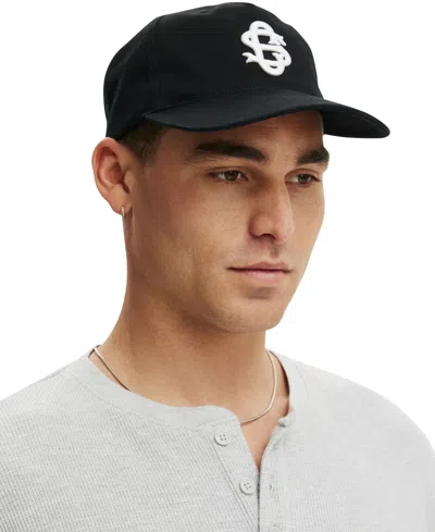 Cotton On Men's 5 Panel Hat In Black