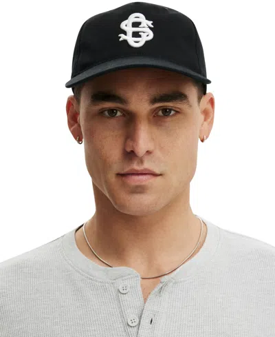 Cotton On Men's 5 Panel Hat In Black