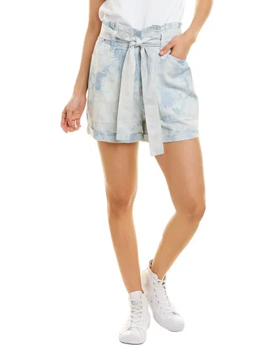 A.l.c Davidson Belted Short In Blue Marble In Blue