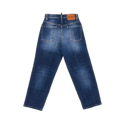 Dsquared2 Used Effect Denim Jeans In Blue