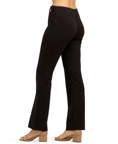 Bcx Juniors' Mid-rise Flare Pull-on Pants In Black