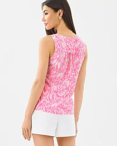 Lilly Pulitzer Dev Top In Pink