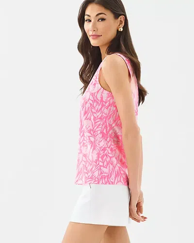 Lilly Pulitzer Dev Top In Pink