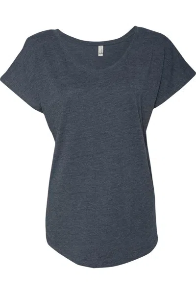 Next Level Womens Triblend Dolman T-shirt In Gray