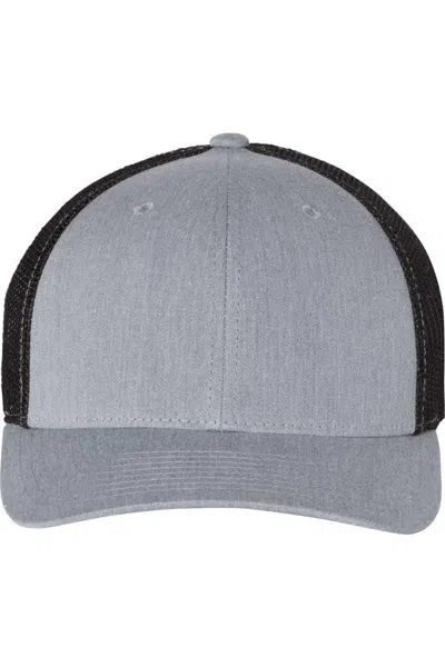 Richardson Adjustable Snapback Trucker Cap In Gray