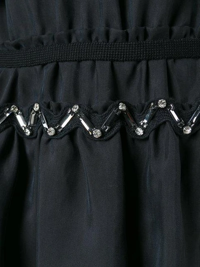 Shop Sonia Rykiel Crystal-embellished Strapless Dress In 001