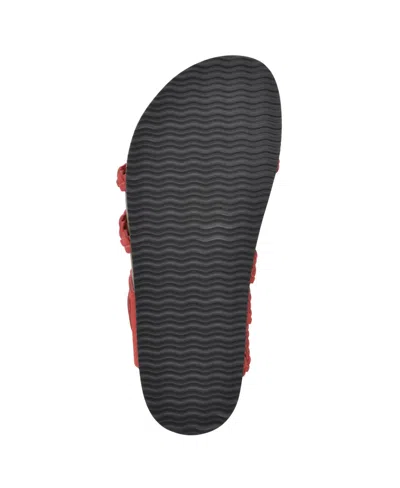 White Mountain Hayleigh Sandal In Red