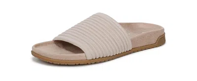 Vionic Wide Width Evie Sandal In White