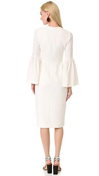 Shop Jill Jill Stuart Bell Sleeve Dress In Off White