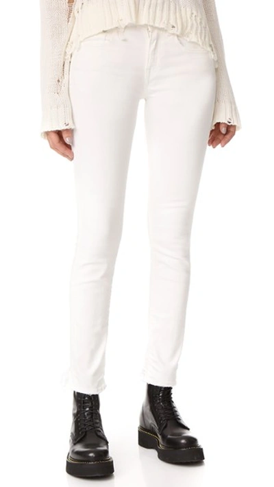Shop R13 Alison Skinny Jeans In Garret White