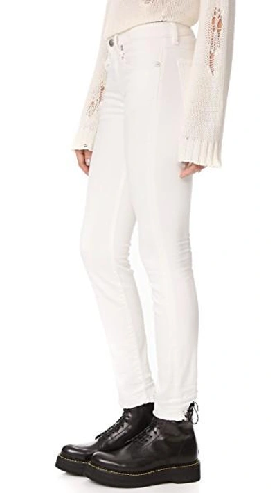 Shop R13 Alison Skinny Jeans In Garret White