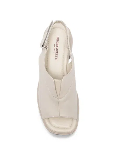 Sergio Moretti Firenze Touch-strap Slingback Sandals In Multi