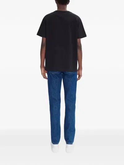 A.p.c. A. P.c. Standard Regular Fit T-shirt In Black