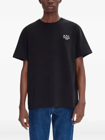 A.p.c. A. P.c. Standard Regular Fit T-shirt In Black