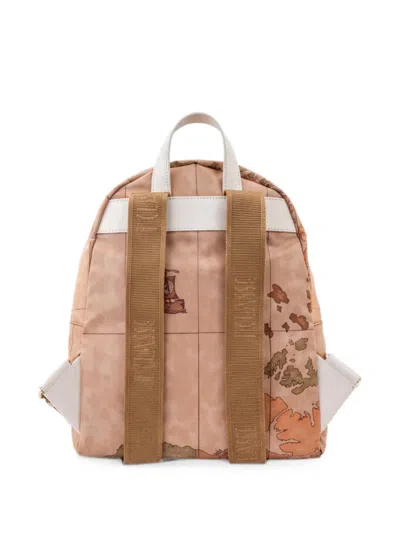 Alviero Martini 1° Classe Map-pattern Backpack In 中性色