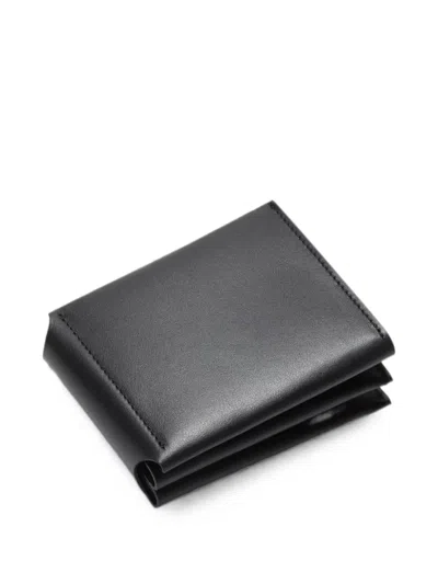 Acne Studios Folded Card Holder In Black