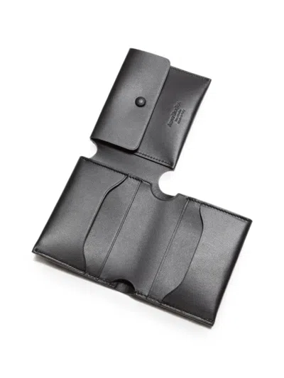 Acne Studios Folded Card Holder In Black