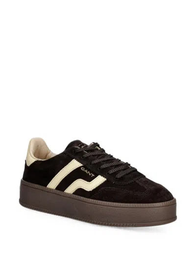 Gant Suede Platform Sneakers In Multi
