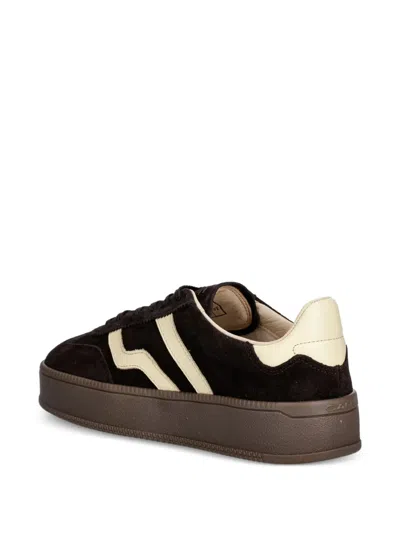 Gant Suede Platform Sneakers In Multi